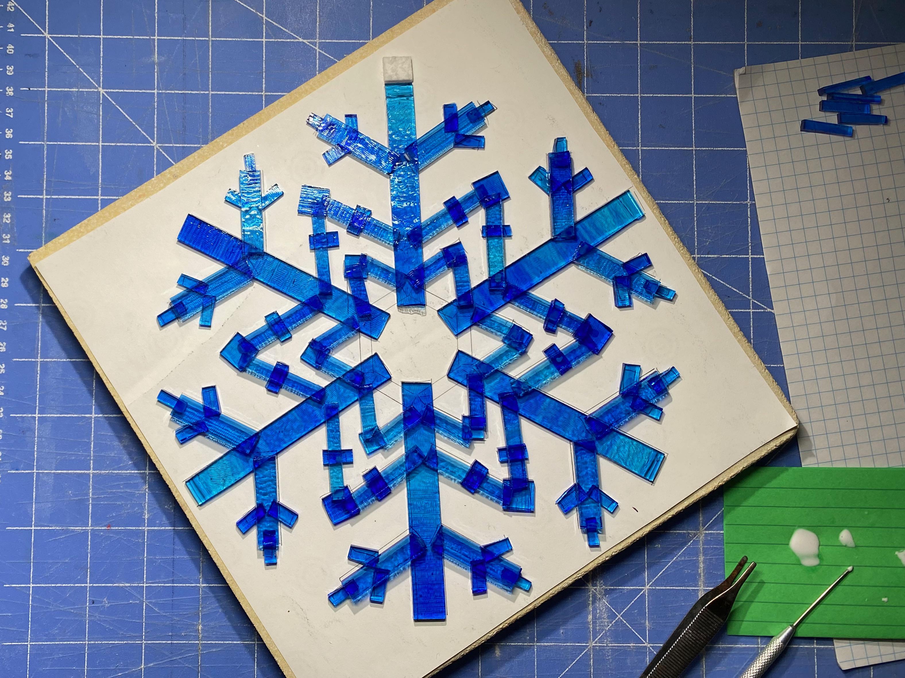 5 assembling 3 fused glass snowflake diy tutorial how to sharon warren glass.jpeg