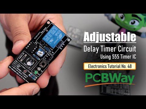 555 Adjustable Delay On Off Timer Circuit