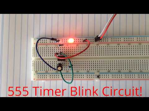 555 Timer Blink Circuit!