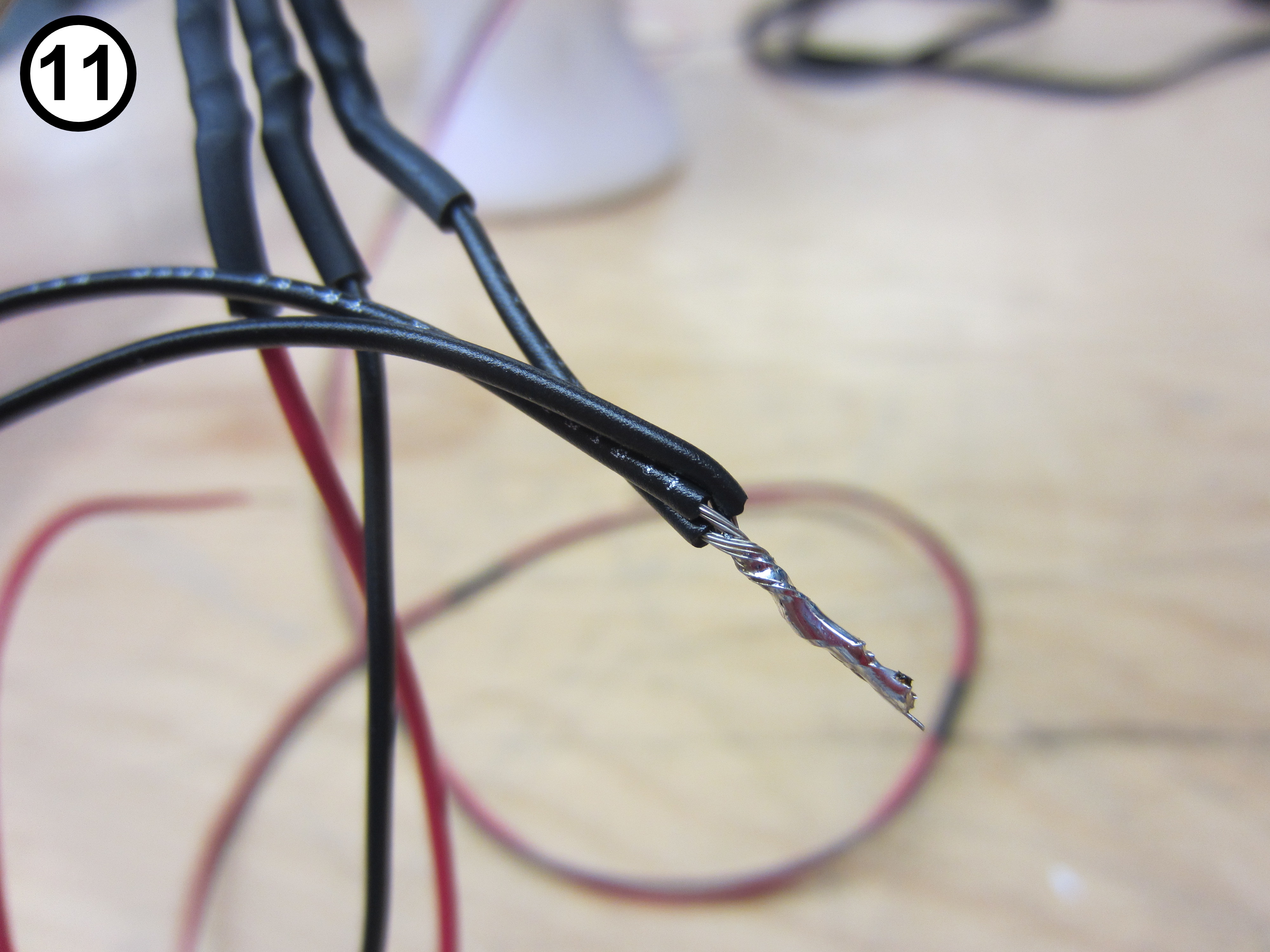 6 - 11 - Solder Additional Wire to Right Lead.JPG