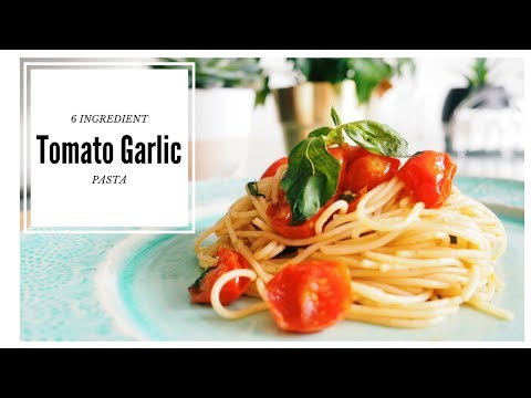 6 INGREDIENT TOMATO GARLIC PASTA  |  Christie at Home