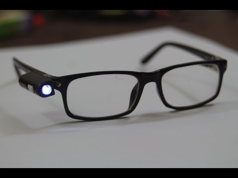 7# DIY add LED light on Glasses