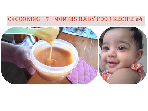 7+ months baby food recipe #4 - Rice, Red Lentil &amp;amp; Sweet Potato (stage2 - homemade babyfood)