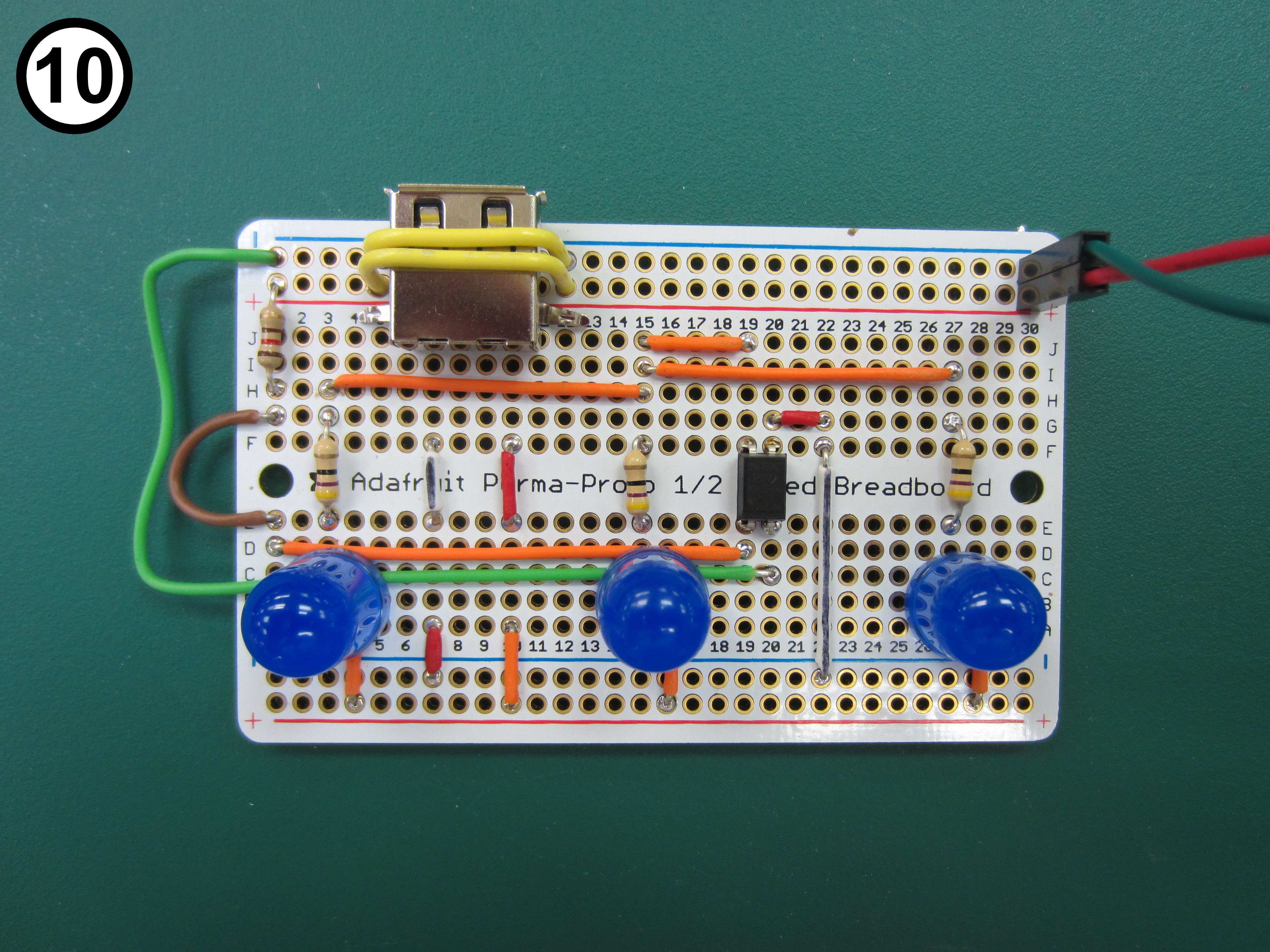 7 - 11 - Completed LED Circuit Board.JPG