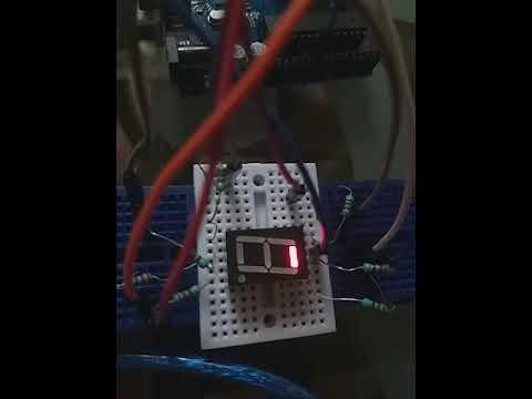 7 segment display(14 pins) transitions with arduino