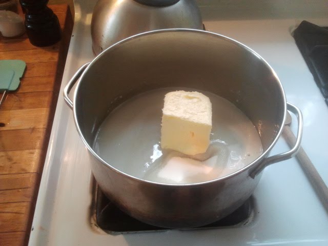 7 sugar, milk and butter into the pot.jpg