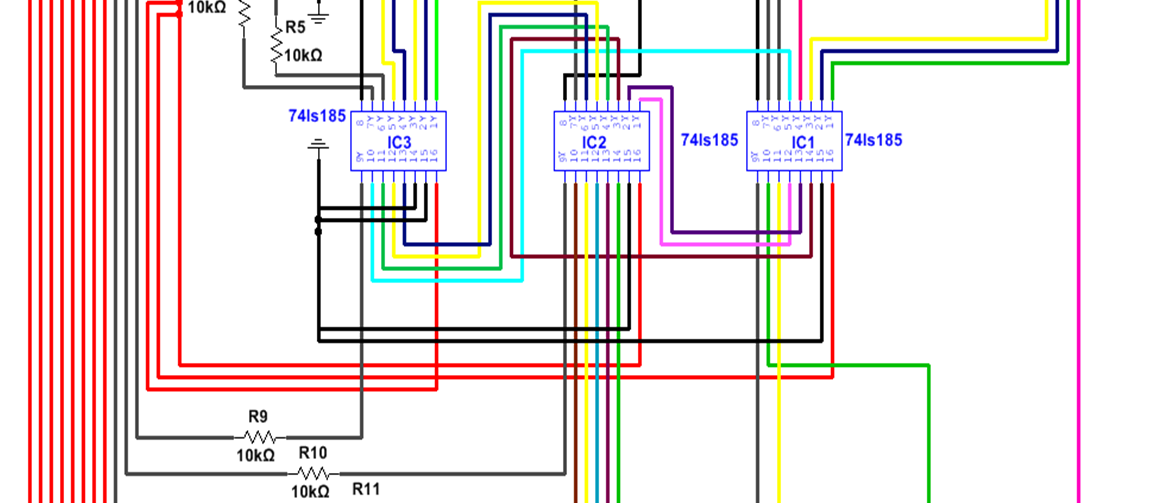 74ls185 connect in multisim.PNG