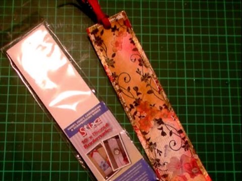 78. Gift Tutorial: Stix2Anything Stamped Vintage Bookmark with Foil Edges