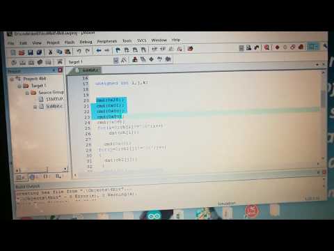 8051 interfacing with lcd in 4 bit mode