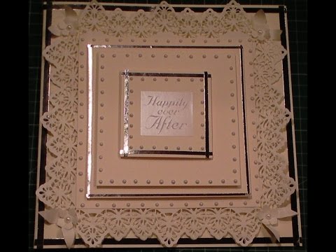 86. Card Tutorial: Tone on Tone Ivory Corvus Die Card Part2