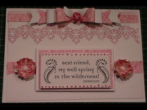 87. Card Tutorial: Pretty Pink Inset Corvus Die Card part3