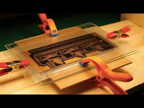 8x8x8 RGB-CUBE Part1/5: How to etch multilayer circuit boards