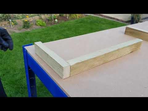 9 Make Your Own Bird table - Step 6: Make the house frame