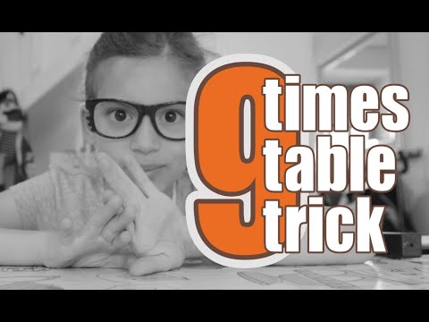 9 Times Table &amp;bull; The best trick to learn you 9 times table