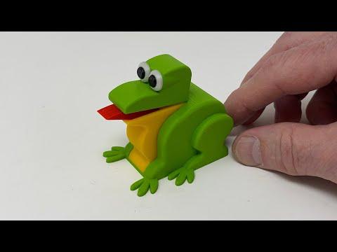 A 3D Printed Simple Frog Mechanism, Version 2.0.