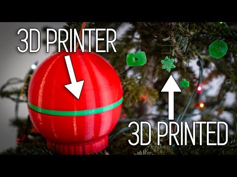 A Christmas Ornament that 3D Prints Christmas Ornaments