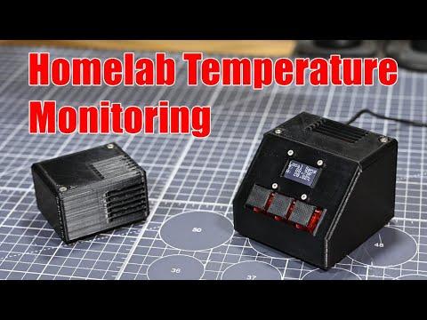 A Custom Monitoring Solution for my Homelab Rack's Temperature