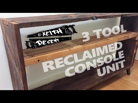 A Decent Project - 3 Tool Reclaimed Console Unit