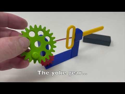 A Simple 3D Printed Scotch Yoke Mechanism.