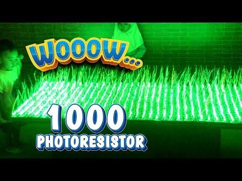 A Thousand Photoresistors / Make an Interactive LED Art / STEAM Kids Project / Glow in The Dark