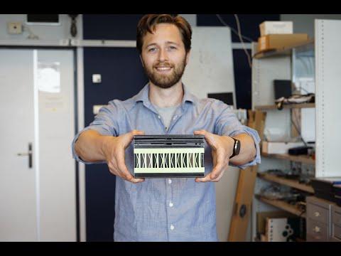 A beam counter: rubber that can count to ten