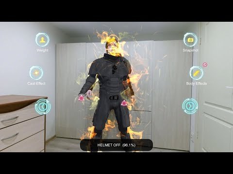 AR SuperHero Outfit - Kinect 2 Body Tracking