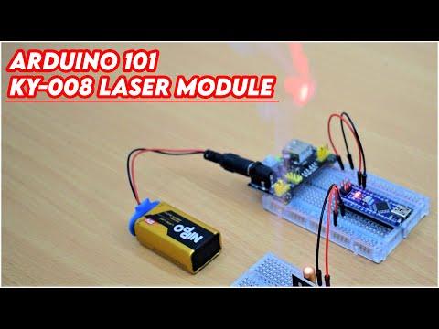 ARDUINO 101 | KY-008 LASER MODULE