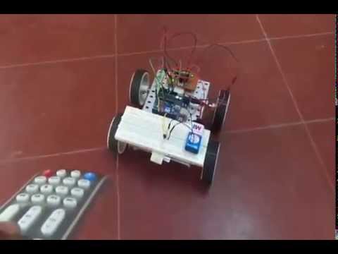 ARDUINO based IR remote control robot