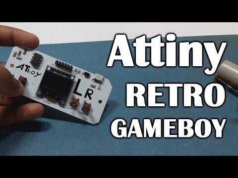 ATBOY DIY Attiny85 Oled Gaming Console