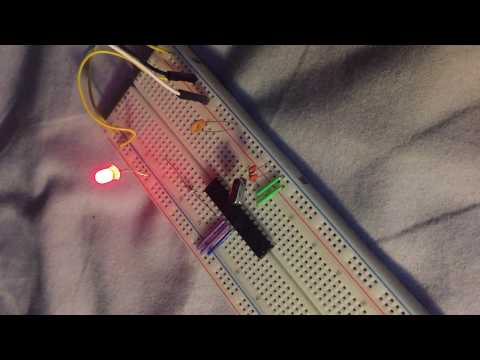 ATMega328 Blink Sketch with LM1117 Voltage Regulator