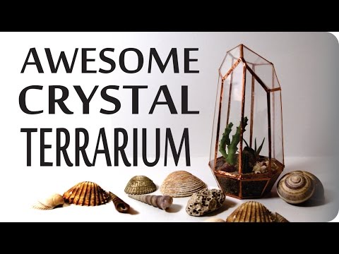 AWESOME DIY Crystal Geometric Terrarium - Urban Outfitters &amp;amp; Pinterest Inspired