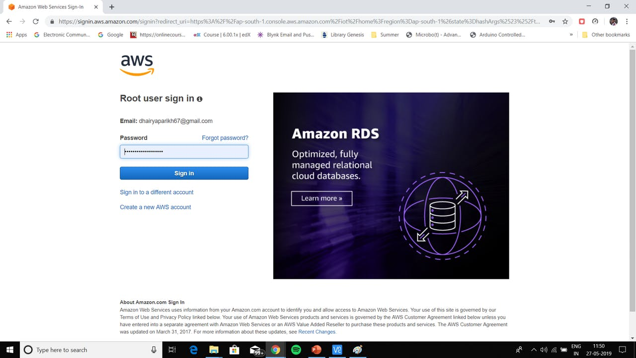 AWS sign in and sign up page.png