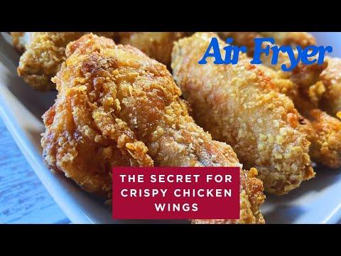 Achieve Crispy Perfection with Air Fryer Chicken Wings. #airfryerrecipes #chickenwings