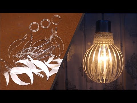 Acrylic Pendant Light || How to make Hanging Lamp for Home Decoration