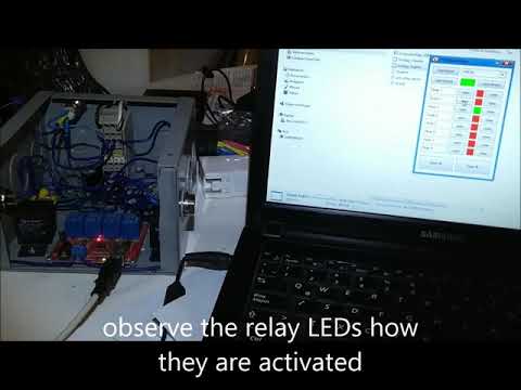 Activating relays by PC