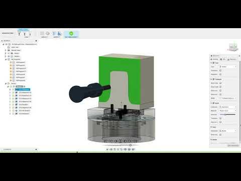 Adaptive Clear 1 for Machined Dial - Fusion 360 Manufacturing Workspace