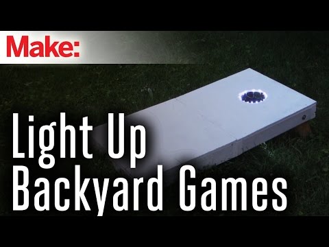 Add Light Up Effects to Backyard Games