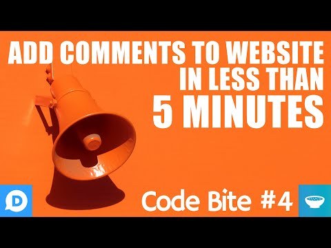 Add comments to your Laravel website in 5 minutes - Code Bite #4