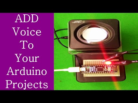 Add voice or speech to you`re arduino projects without using any module (LED blink with voice)