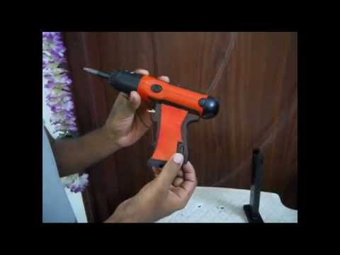 Adding handle and rechargeable feature to screwdriver