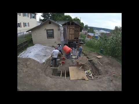 Addition Build 02- Digging and Pouring a Foundation!