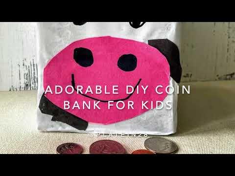 Adorable DIY Coin Bank for Kids