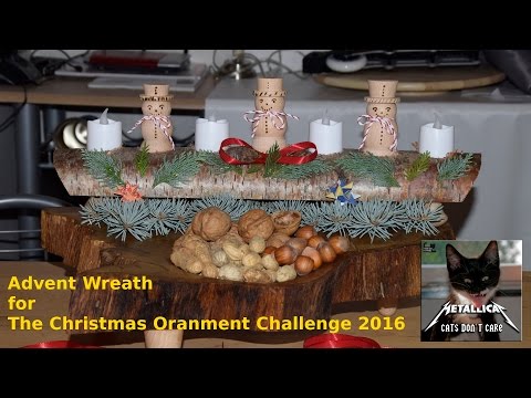 Advent Wreath - The Christmas Ornament Challenge 2016