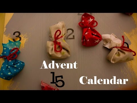 Advent calendar DIY Holiday decor for Christmas