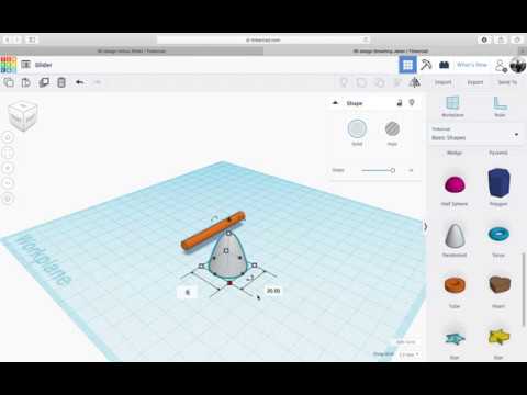 Airbus Glider Tinkercad Lesson 2 - Creating the Canopy