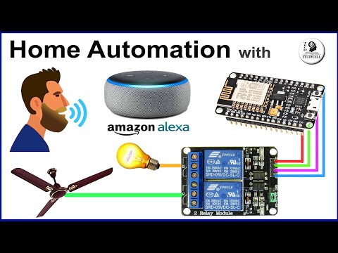 Alexa Smart Home Automation system using NodeMCU ESP8266 &amp;amp; Relay Module | IoT Projects