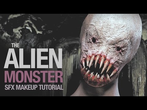 Alien monster sfx makeup tutorial