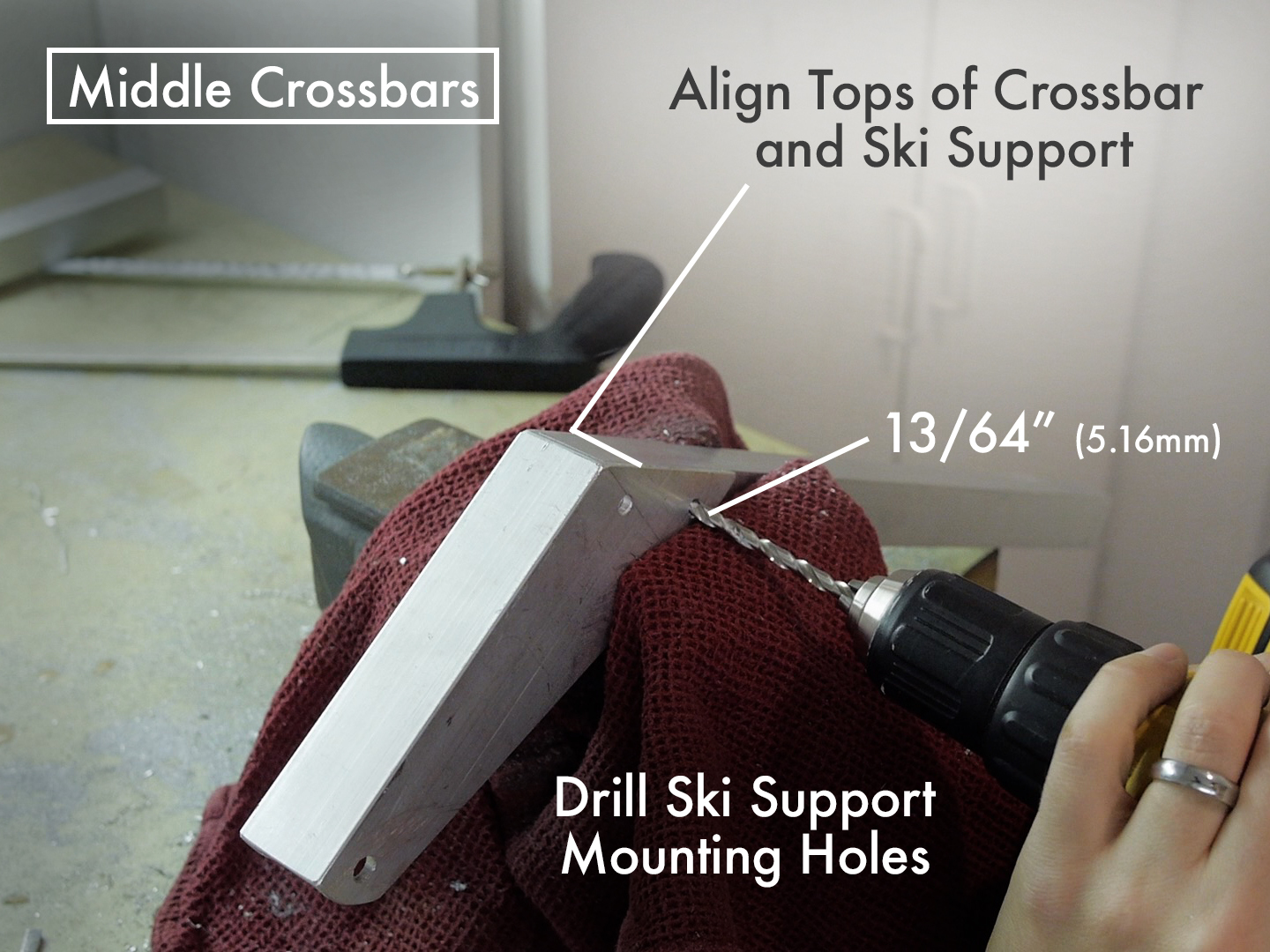 Align and Drill Ski Support Holes.jpg