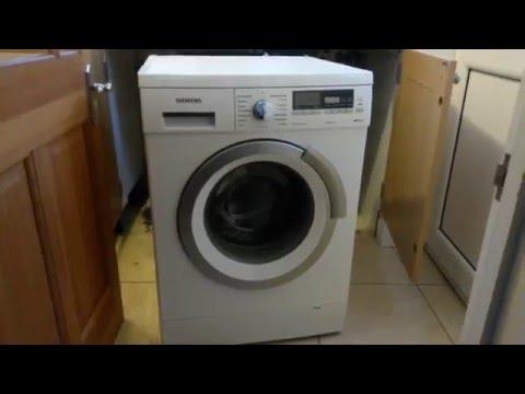 All the possible ways to open the washing machine door on a Siemens iQ500