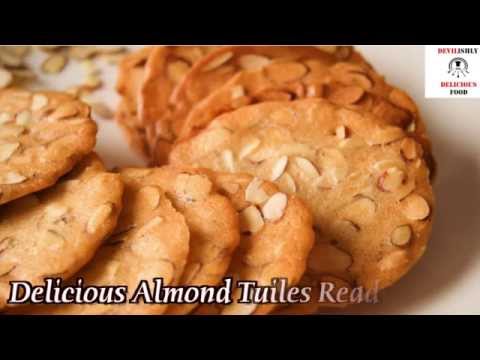 Almond Tuiles By Devilishly Delicious Food.com